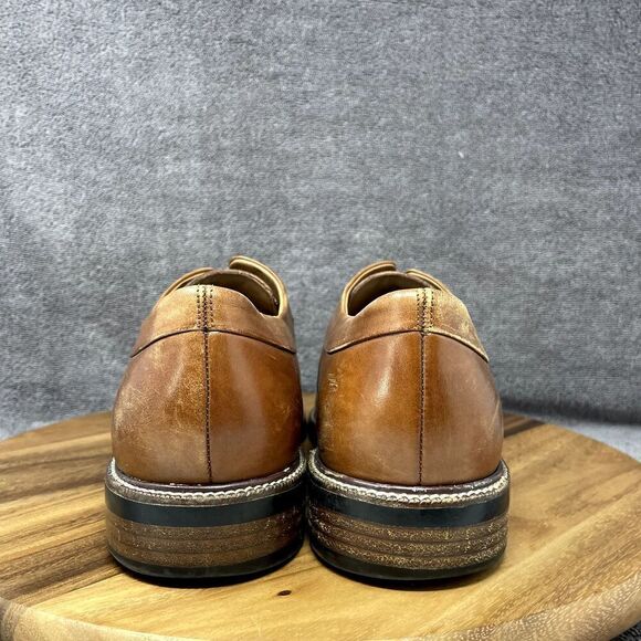 Cole Haan Grand OS Oxford Shoes Mens Size 12 Brown Leather Cap Toe Warren C20153 - Picture 4 of 10